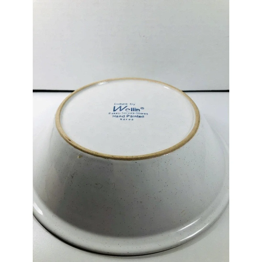 Endura By Wellin Serving Bowl Orange Poppies Wild Flower